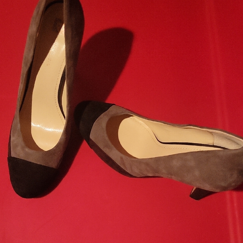 Anne Klein Brown and Black Stiletto Heels